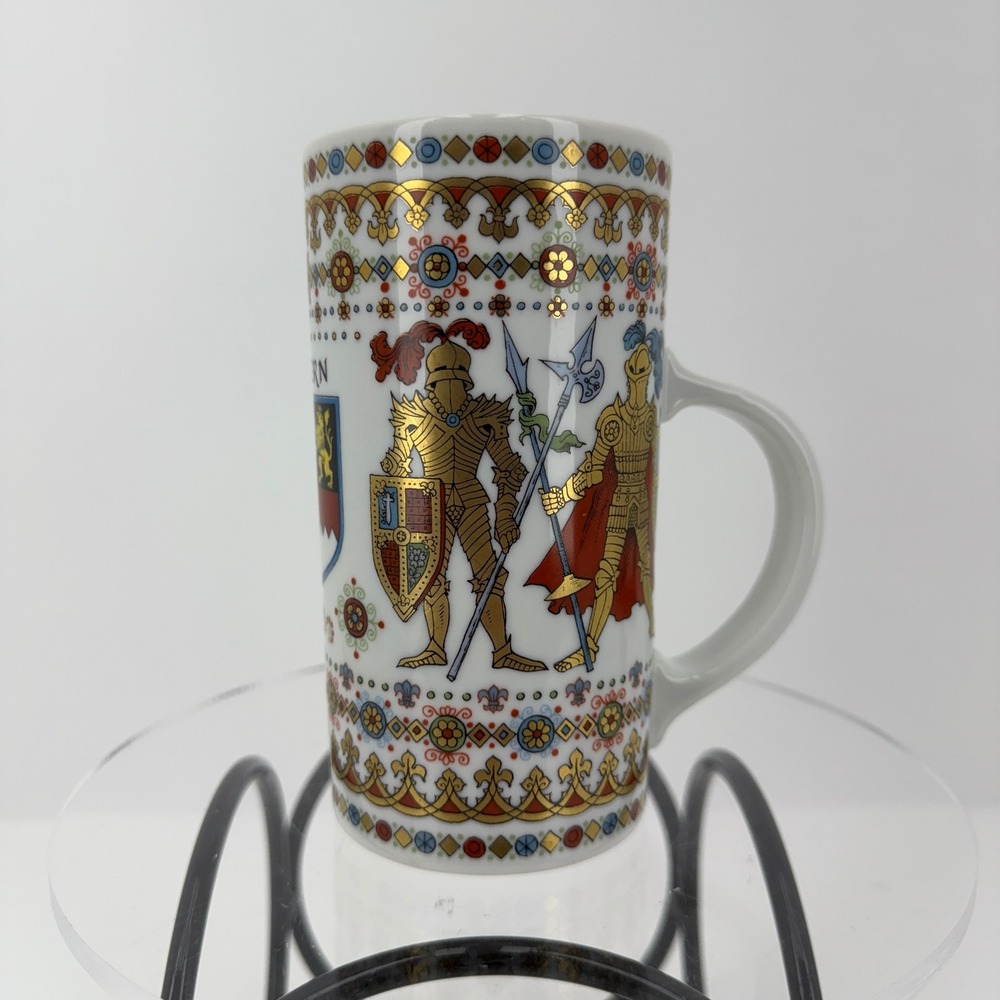 Vintage Elisabeth Liegl Porcelain Bayern Coat‎ Of Arms Beer Stein